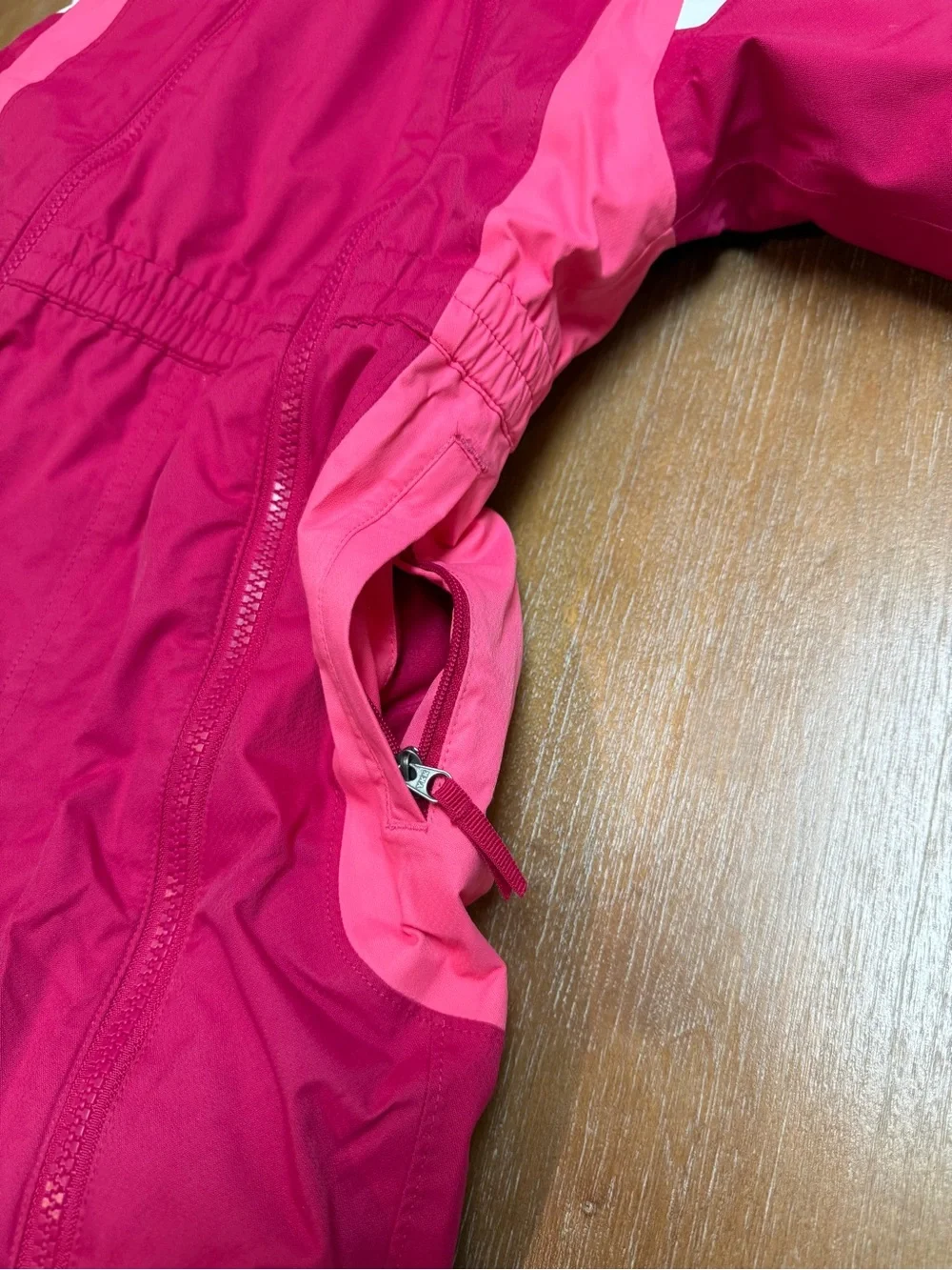 REI Toddler Snowsuit Insulated Pink Double Zip Opening Side Pockets Size 2T